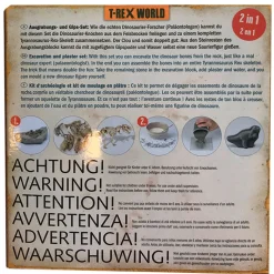 T-Rex Casting Kit: Mold, Excavate, Discover & Assemble a Dinosaur Skeleton