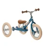 Trybike Tricycle Balance Bike, Vintage Blue with Retro Look