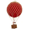Velvet Red Hot Air Balloon - Dimensions: H: 13 x D: 8.5 cm