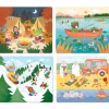 Vilac 4 Wooden Puzzles – Holiday Adventures