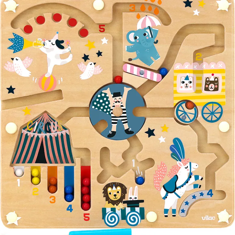 Vilac Activity Board with Magnets, Circus by Michelle Carlslund