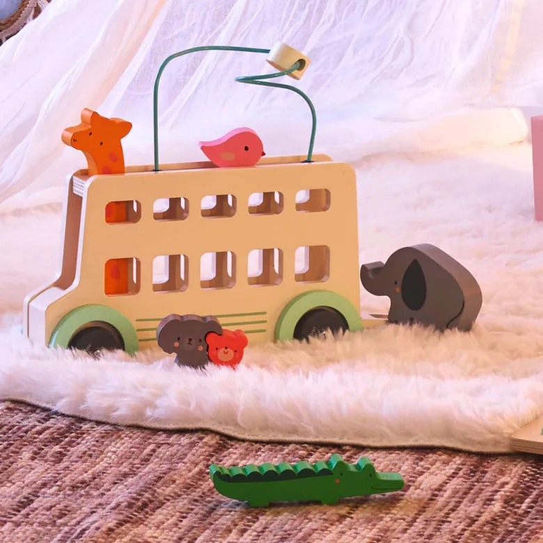 Vilac Activity Play, Bus with Animals