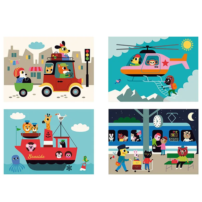 Vilac Agamograph Puzzle with 20 Pieces, 4-Dimensional Design - Transport