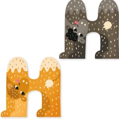 Vilac Animal Alphabet Letters, Design by Michelle Carlslund – A–Z