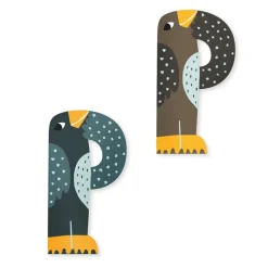 Vilac Animal Alphabet Letters, Design by Michelle Carlslund – A–Z