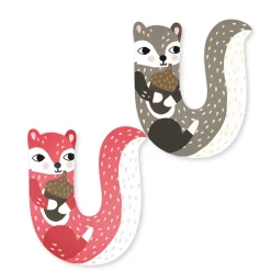 Vilac Animal Alphabet Letters, Design by Michelle Carlslund – A–Z