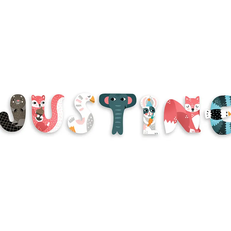Vilac Animal Alphabet Letters, Design by Michelle Carlslund – A–Z