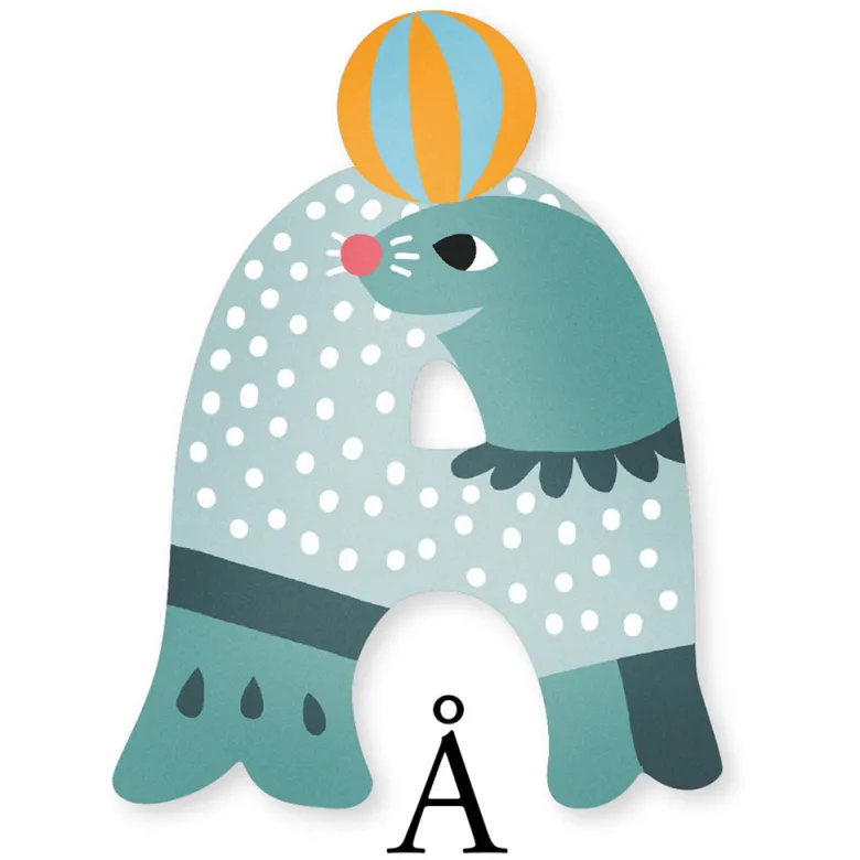 Vilac Animal Alphabet Letters, Design by Michelle Carlslund – A–Z