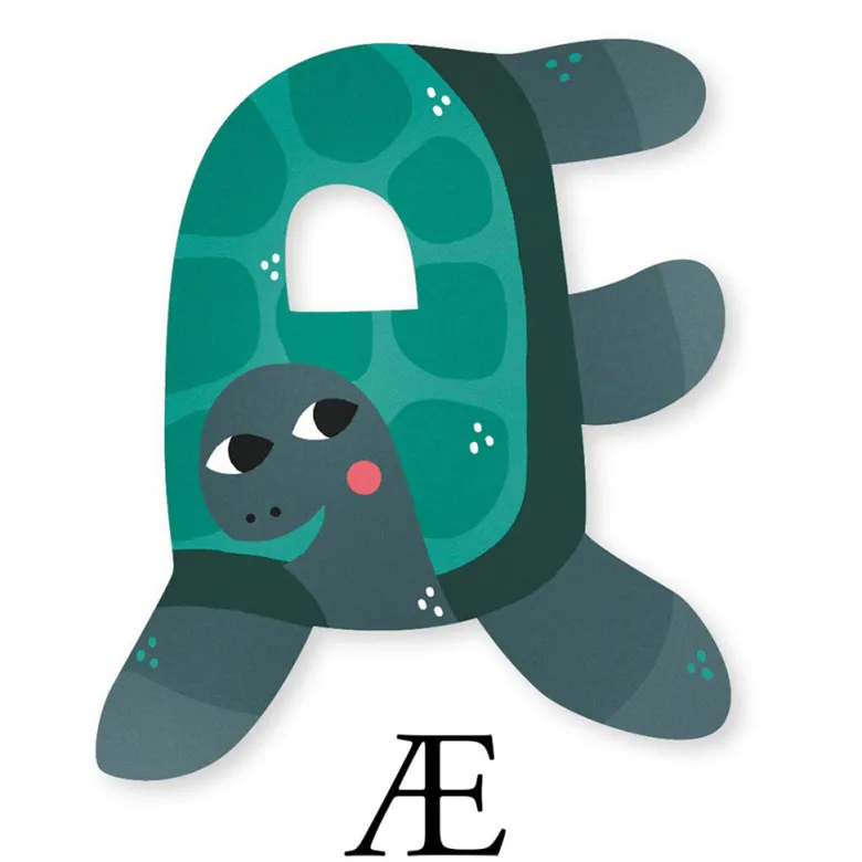 Vilac Animal Alphabet Letters, Design by Michelle Carlslund – A–Z