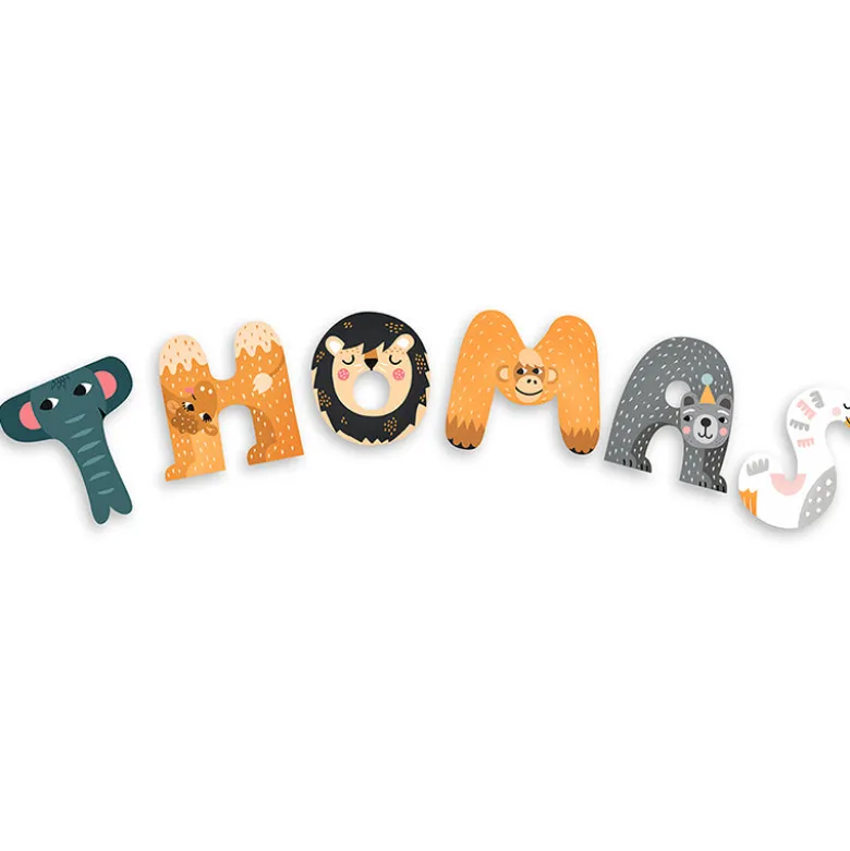 Vilac Animal Alphabet Letters, Design by Michelle Carlslund – A–Z
