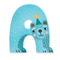 Vilac Animal Alphabet Letters, Design by Michelle Carlslund – A–Z