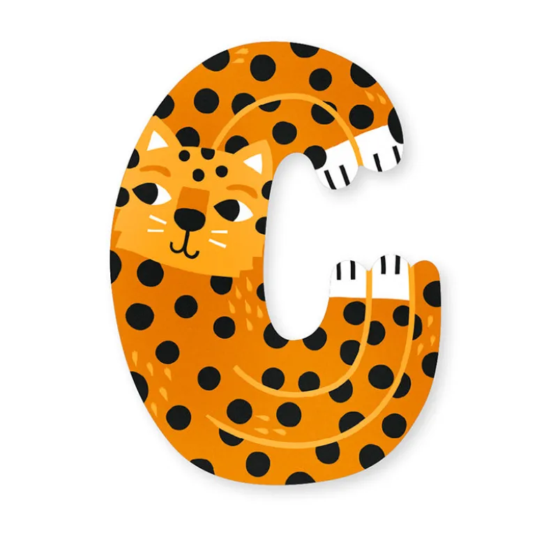Vilac Animal Alphabet Letters, Design by Michelle Carlslund – A–Z