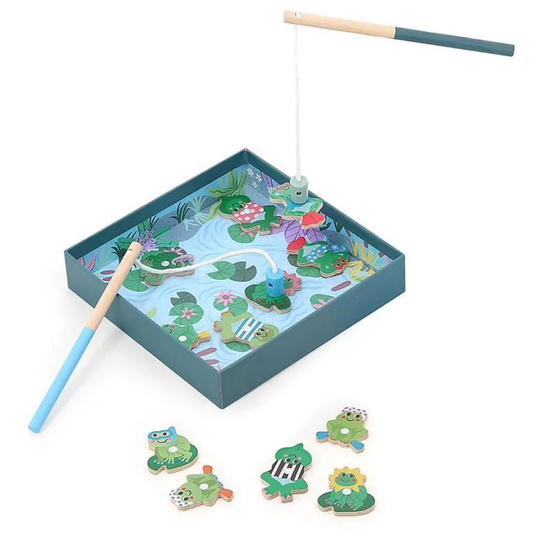 Vilac Fishing Game, Happy Frogs
