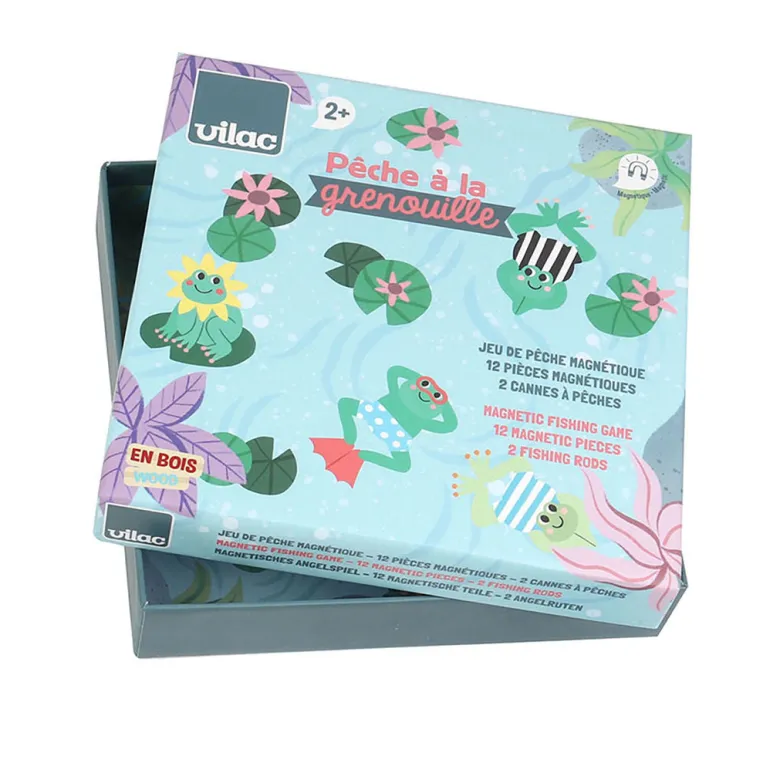 Vilac Fishing Game, Happy Frogs