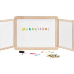 Vilac Jeujura, 3-Piece Magnetic Chalkboard Set with Chalk