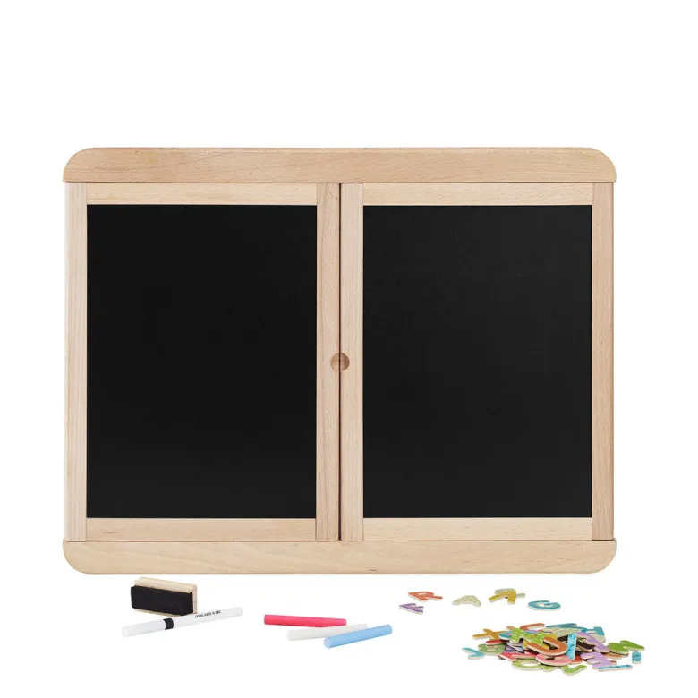 Vilac Jeujura, 3-Piece Magnetic Chalkboard Set with Chalk
