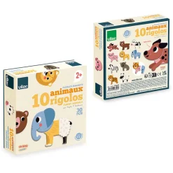 Vilac Magnets - 30 Pieces, Create 10 Fun Animals