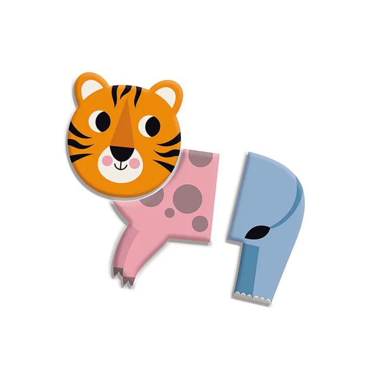 Vilac Magnets - 30 Pieces, Create 10 Fun Animals