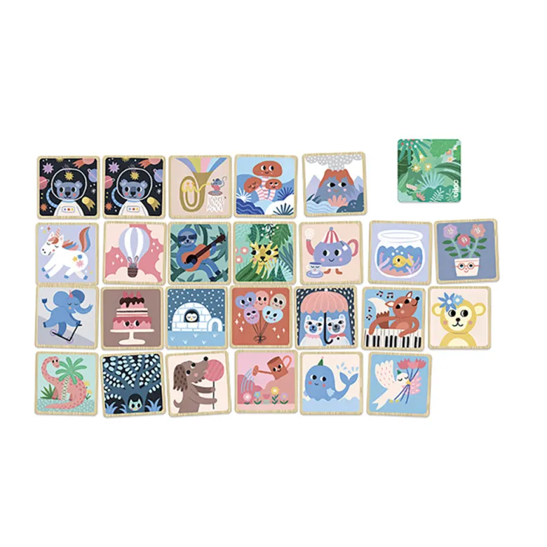 Vilac Memory Game by Michelle Carlslund, 48 Pieces