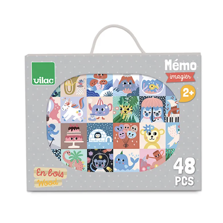 Vilac Memory Game by Michelle Carlslund, 48 Pieces