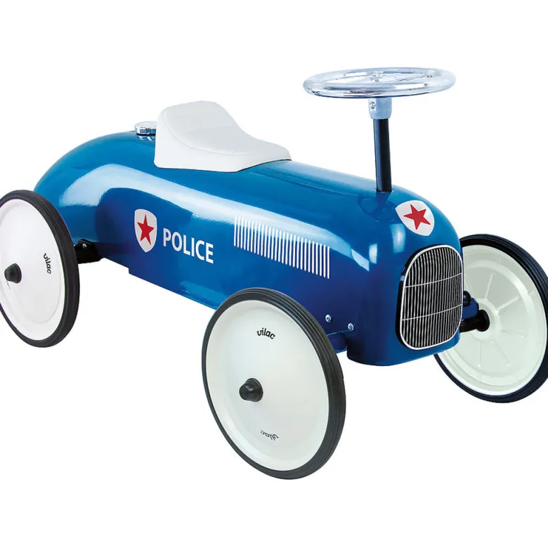 Vilac Metal Ride-On, Police Car