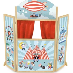 Vilac Puppet Theater, illustrated by Michelle Carlslund