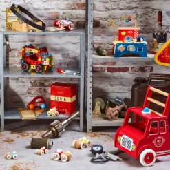 Vilac Push Cart, Fire Truck