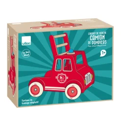Vilac Push Cart, Fire Truck