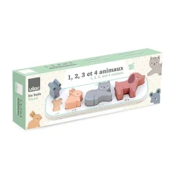 Vilac Puzzle with 10 Pieces - Four Animals