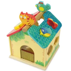 Vilac Shape Sorting Box, Farm
