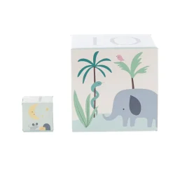 Vilac Stacking Blocks, Animals of the World