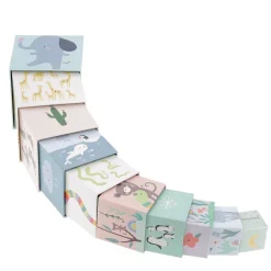 Vilac Stacking Blocks, Animals of the World