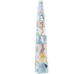 Vilac Stacking Blocks, Animals of the World