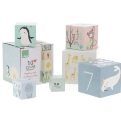 Vilac Stacking Blocks, Animals of the World