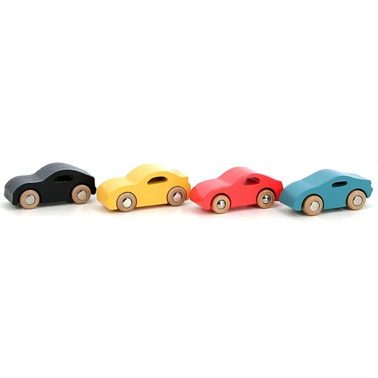 Vilac Super Cars in Wood, Set of 4