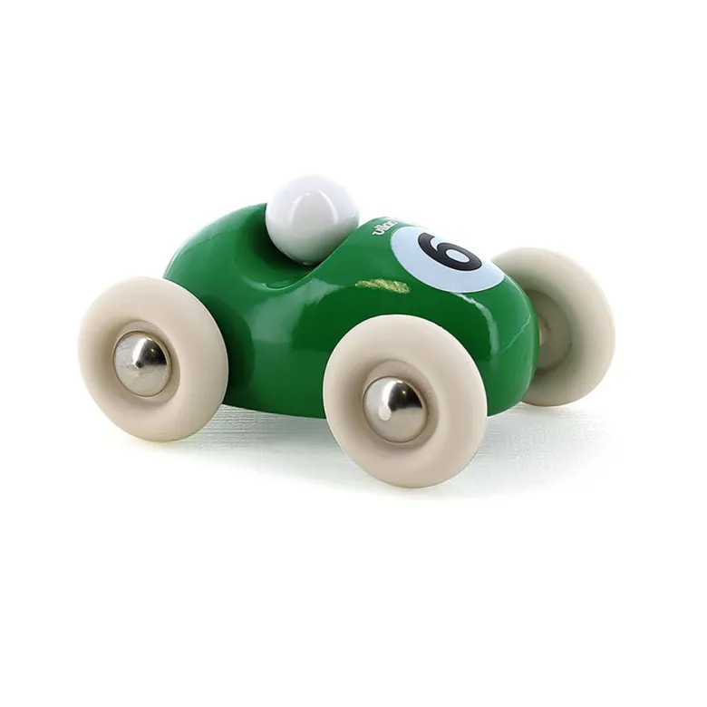 Vilac Vintage Mini Racer Car, No. 6 - Green