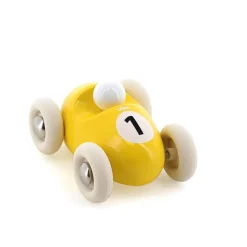 Vilac Vintage Mini Racer Car, No. 1 - Yellow