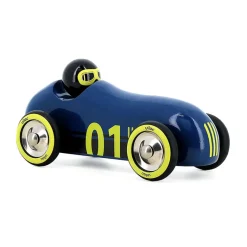 Vilac Vintage Racing Car, Old Sport - Sailor Blue