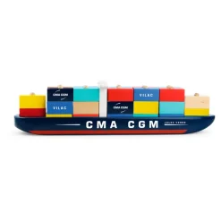 Vilac Wooden Container Ship - City