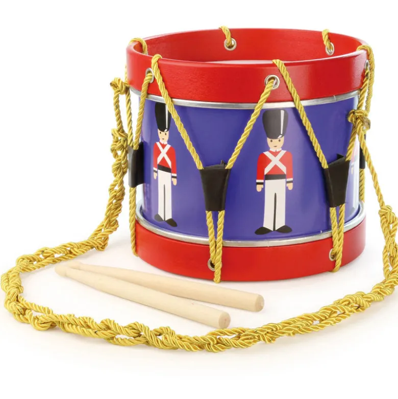 Vilac Wooden Drum, Tin Soldier Design