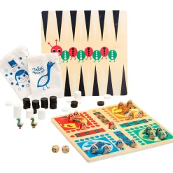 Vilac Wooden Games, Box Set of 4 Games