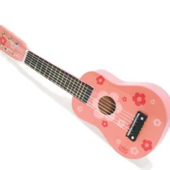 Vilac Wooden Guitar, Pink