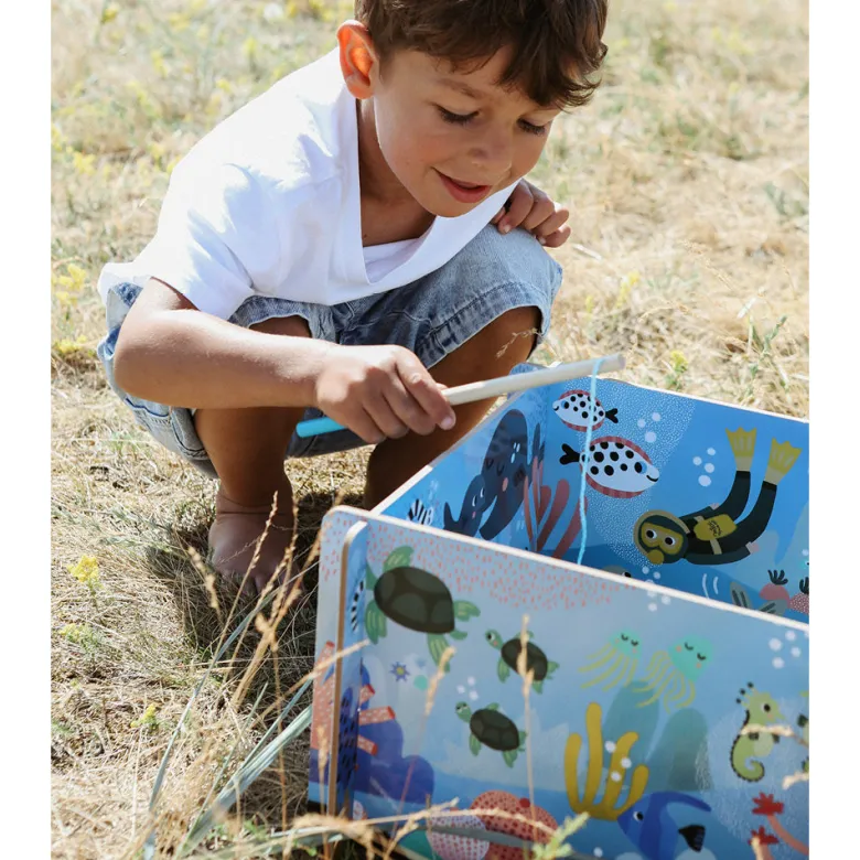Vilac Wooden Magnetic Fishing Game, Michelle Carlslund - Fish Pond