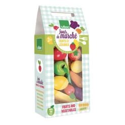 Vilac Wooden Play Food Set - Fruits and Vegetables