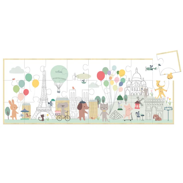 Vilac Wooden Puzzle – 24 Pieces, Paris