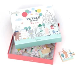 Vilac Wooden Puzzle – 24 Pieces, Paris