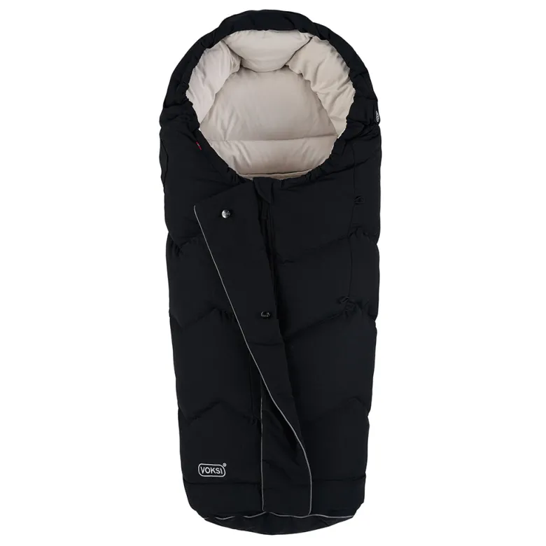 Voksi Bag, City Stroller Bag, OEKO-TEX - Black Cream