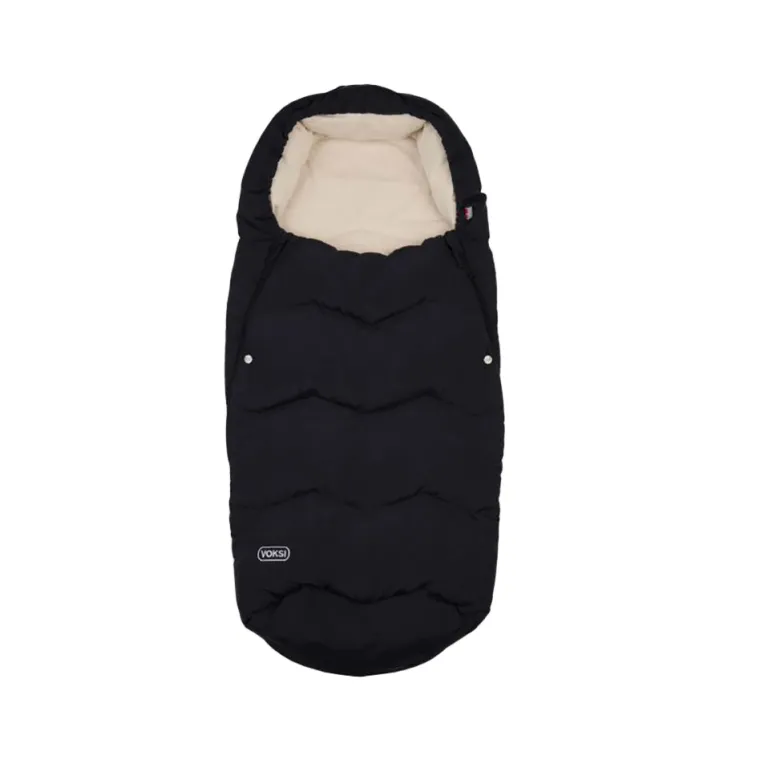 Voksi Explorer, Stroller Sleeping Bag - Black-Solid