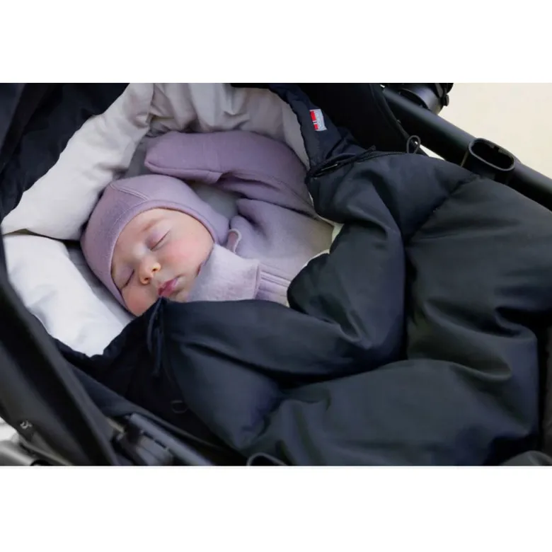 Voksi Explorer, Stroller Sleeping Bag - Black-Solid