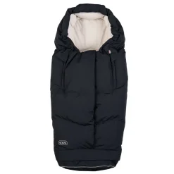 Voksi Footmuff, City North Stroller Bag, OEKO-TEX - Black Cream